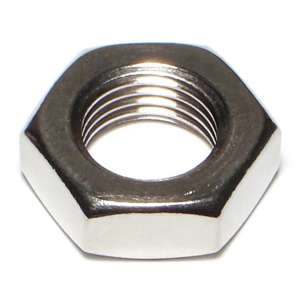 Midwest Fastener Lock Nut, 9/16"-18, 18-8 Stainless Steel, Not Graded, 5 PK 77006